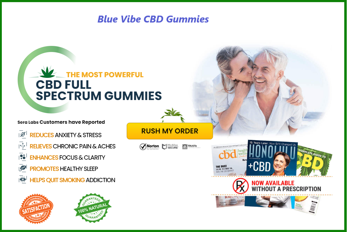 Blue Vibe CBD Gummies OFFICIAL New Powerfull 500MG Formula 50 Off